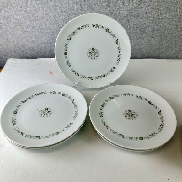 Noritake China 117 Dutch Treat Cookin & Serve Floral Plate 8 1/8” Set of 7 - Picture 2 of 8